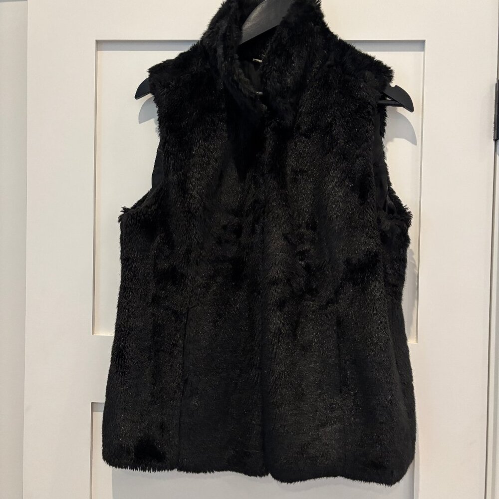 Warm Faux-Fur Vest - Size Medium